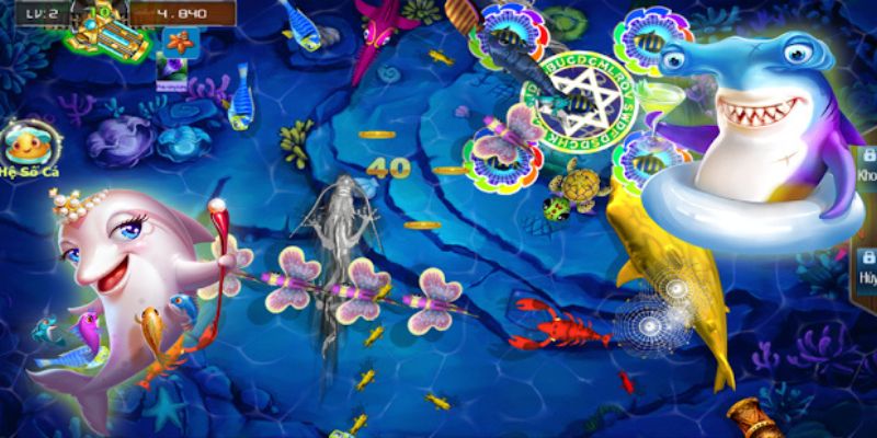 Bắn cá với đồ họa sắc nét, chân thật